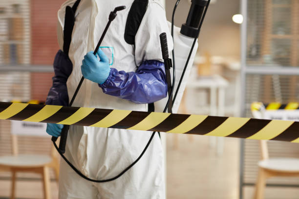 Professional Biohazard Cleanup technician working in Lakeview, OR